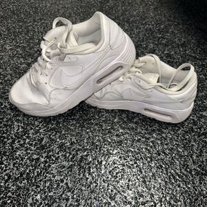 Nike Air Max SC White Casual Shoes Sneakers Size 5 US shoes small blue dot